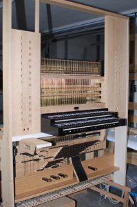 Spieltischdetail Rheydt Weimbs-Orgel 06